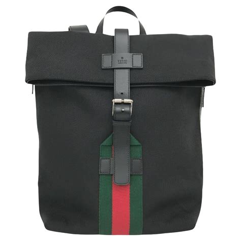 canvas gucci backpack men|gucci padlock backpack black.